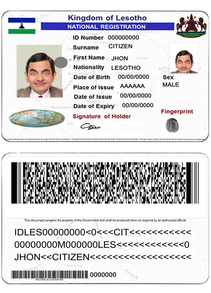 Lesotho national registration
